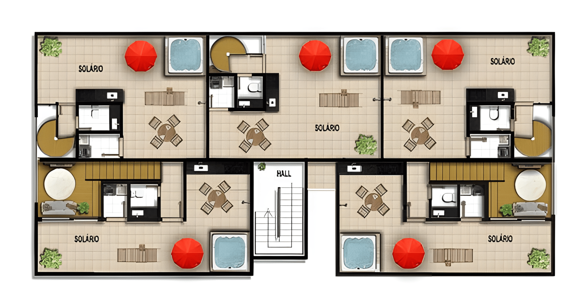Cobertura Duplex à venda em Estados, João Pessoa - SB Imóveis: Pavimento cobertura duplex - superior