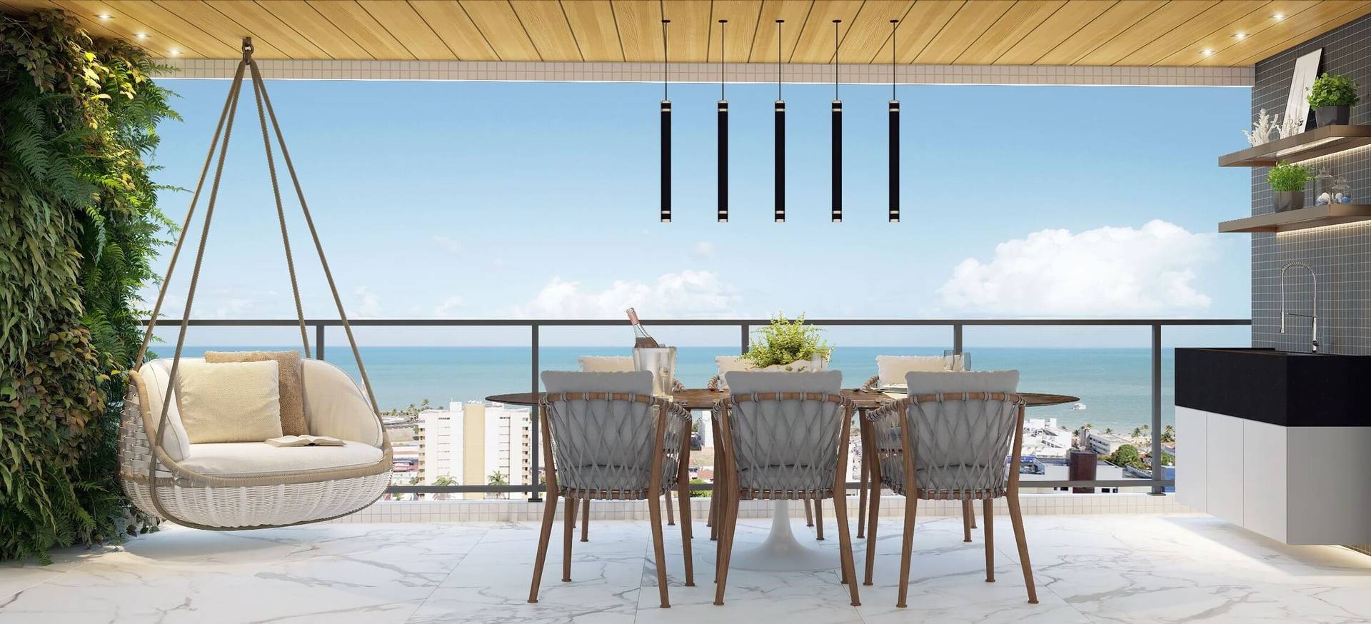 Apartamento à venda em Tambaú, João Pessoa - SB Imóveis: Terraço