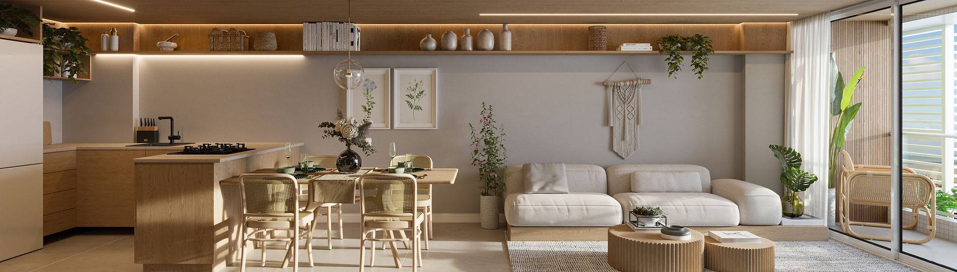 Apartamento à venda em Cabo Branco, João Pessoa - SB Imóveis: Living