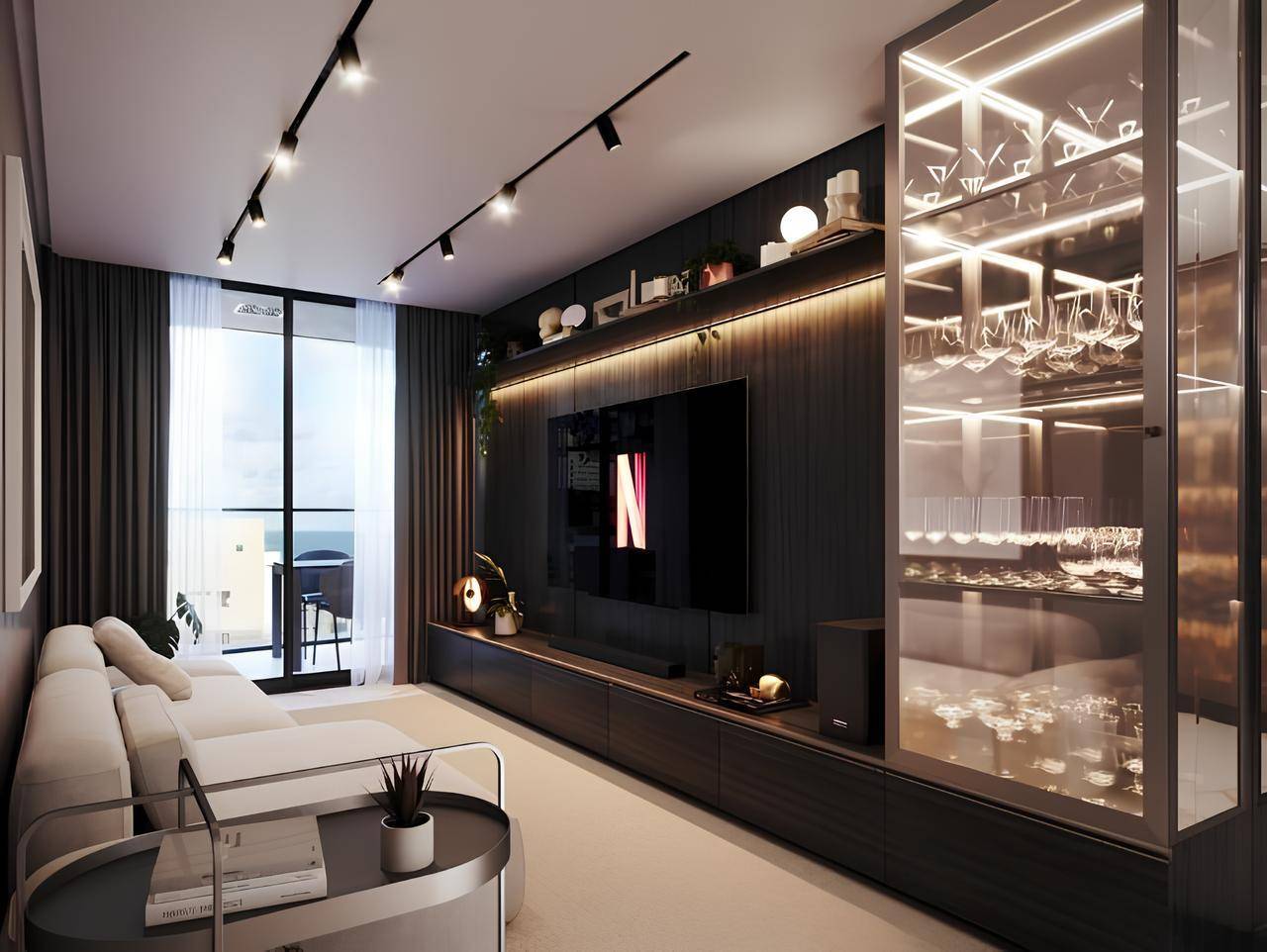 Apartamento à venda em Manaíra, João Pessoa - SB Imóveis: Living