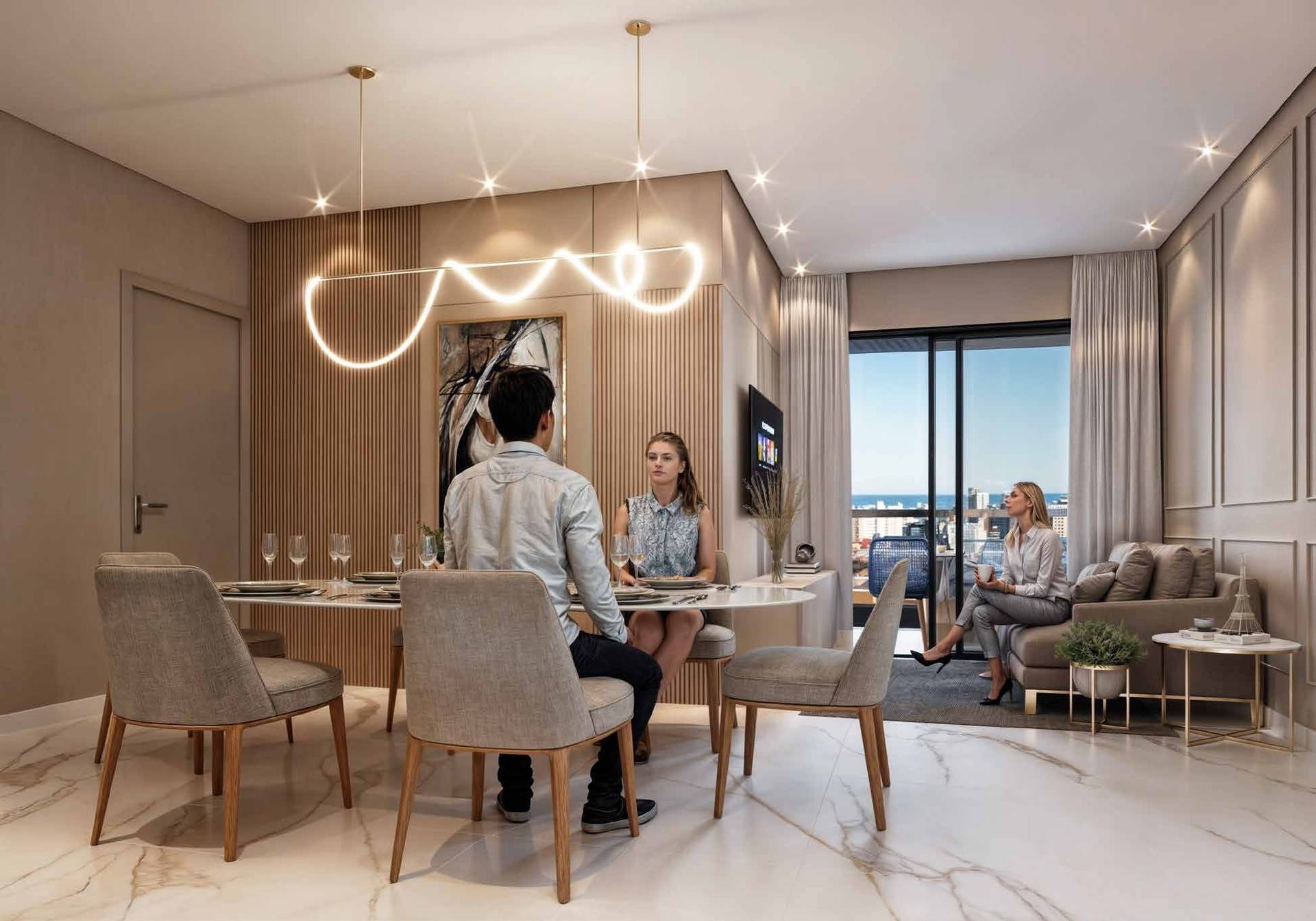Apartamento à venda em Aeroclube, João Pessoa - SB Imóveis: Living