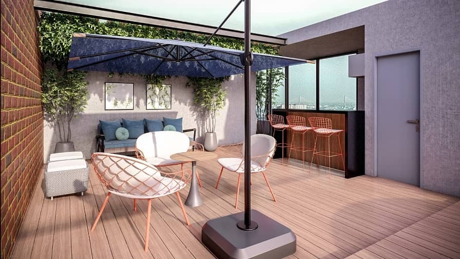 Apartamento à venda em Miramar, João Pessoa - SB Imóveis: Terraço