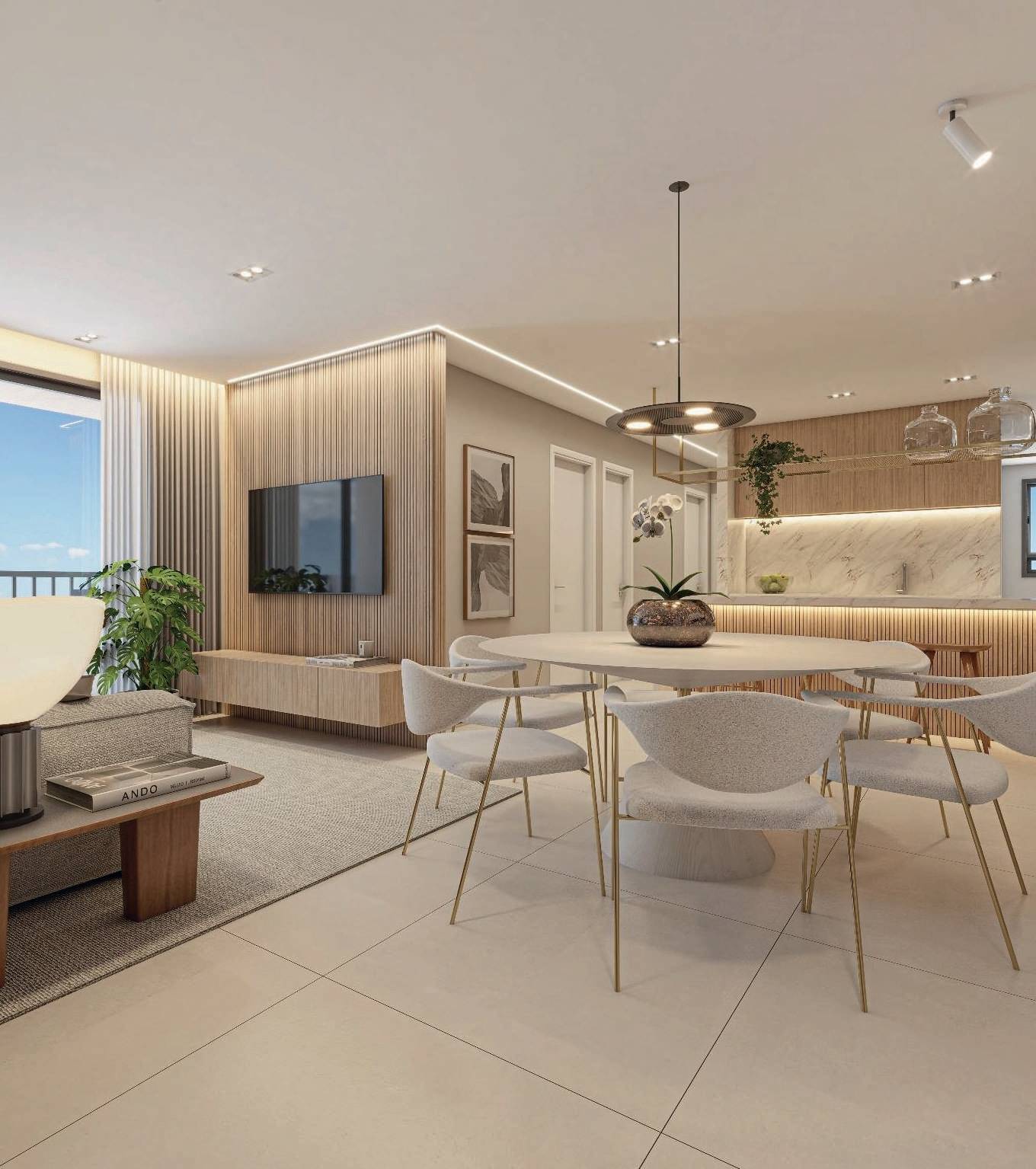 Apartamento à venda em Tambauzinho, João Pessoa - SB Imóveis: Living