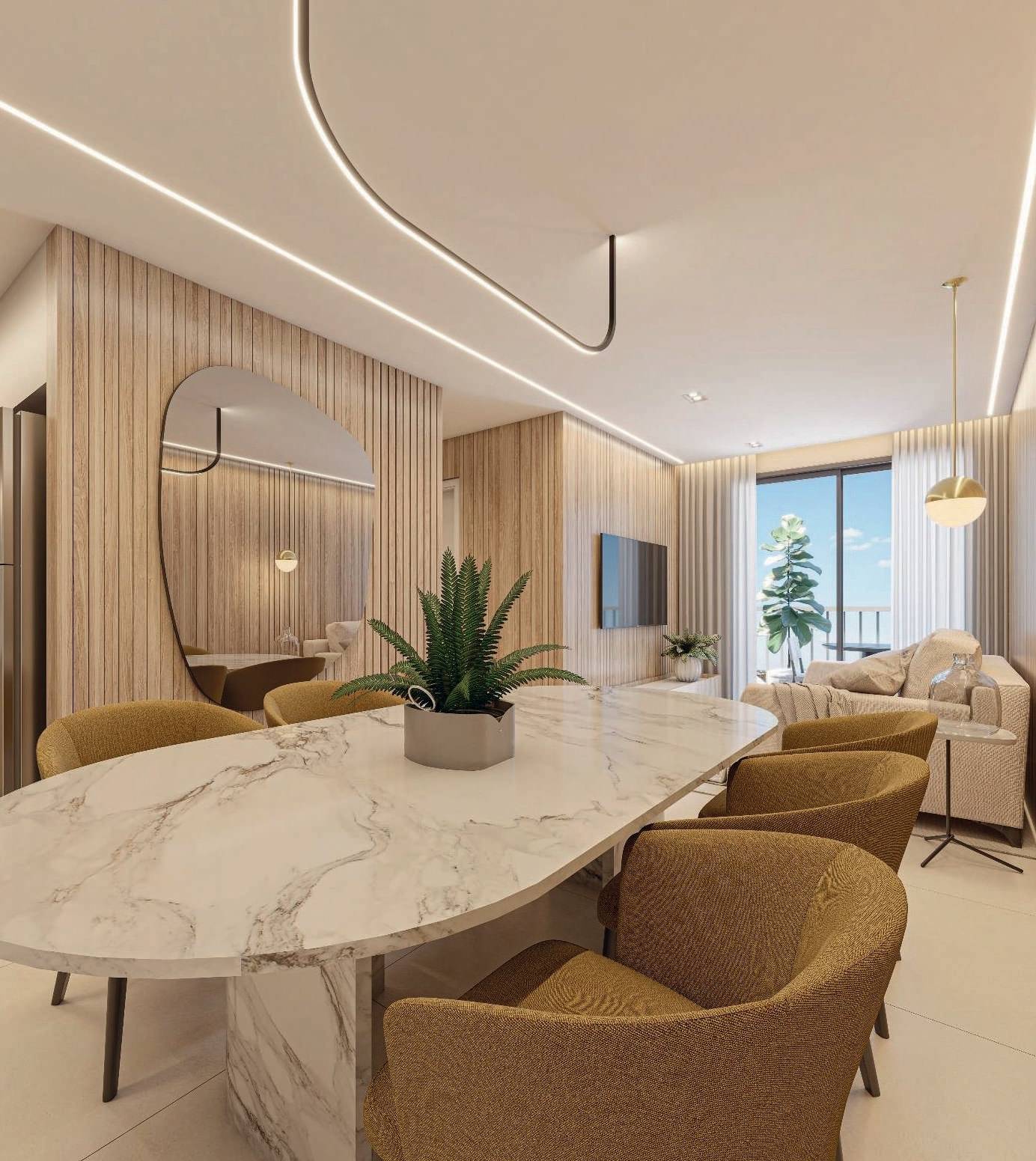 Apartamento à venda em Tambauzinho, João Pessoa - SB Imóveis: Living