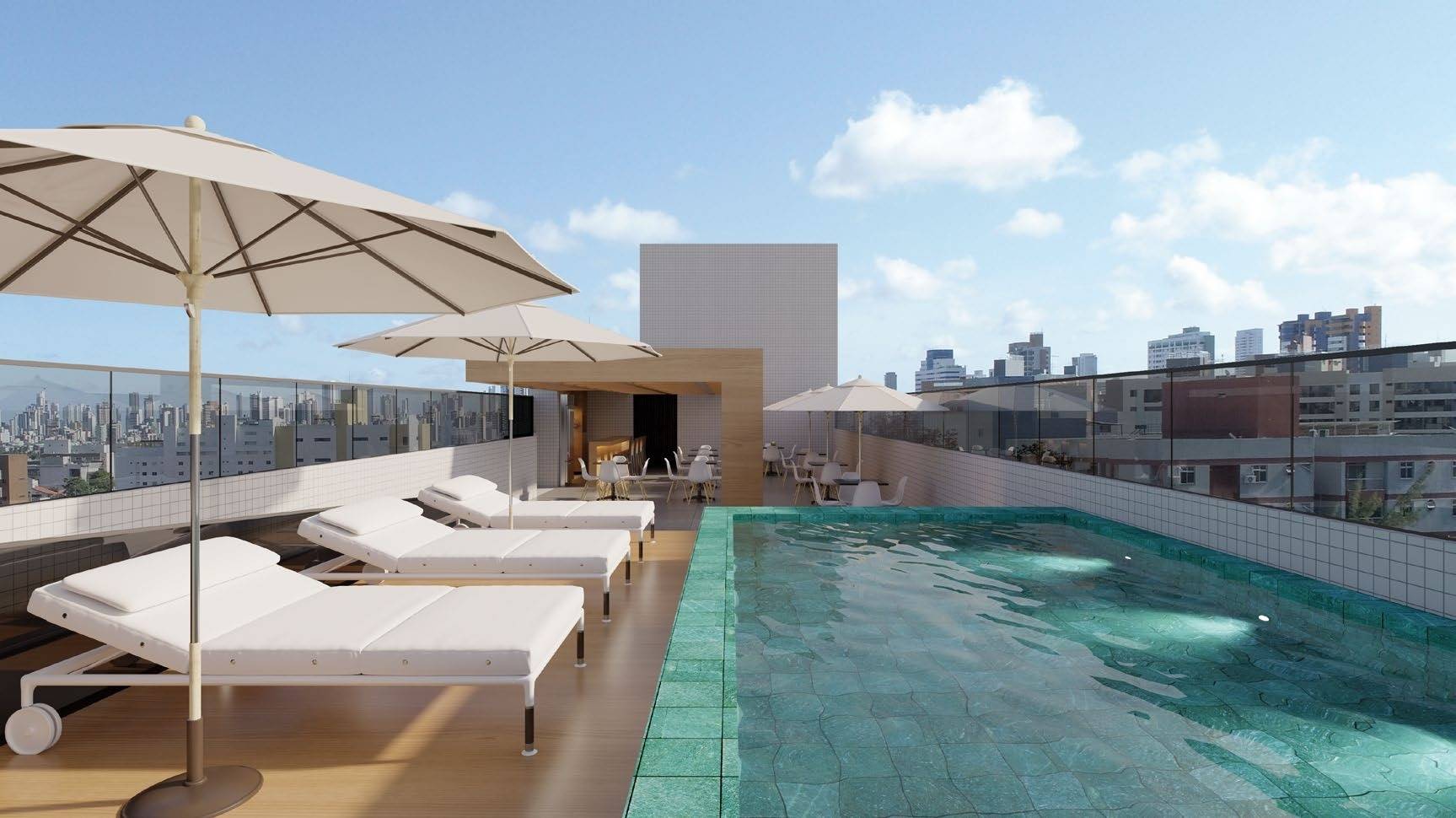 Studio à venda em Cabo Branco, João Pessoa - SB Imóveis: Piscina