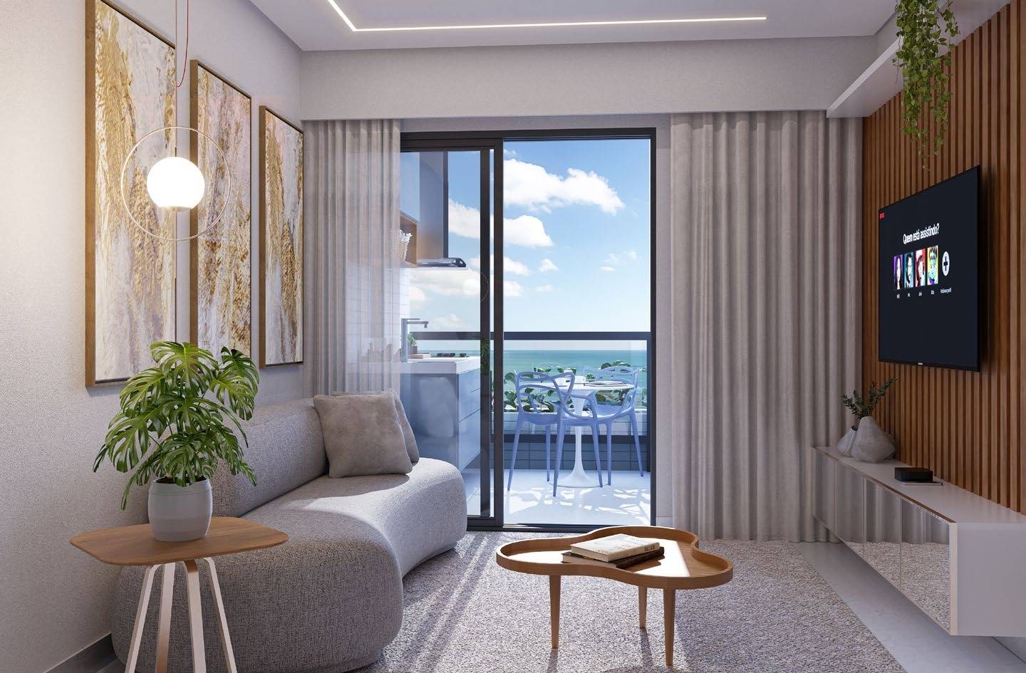 Apartamento à venda em Bessa, João Pessoa - SB Imóveis: Living
