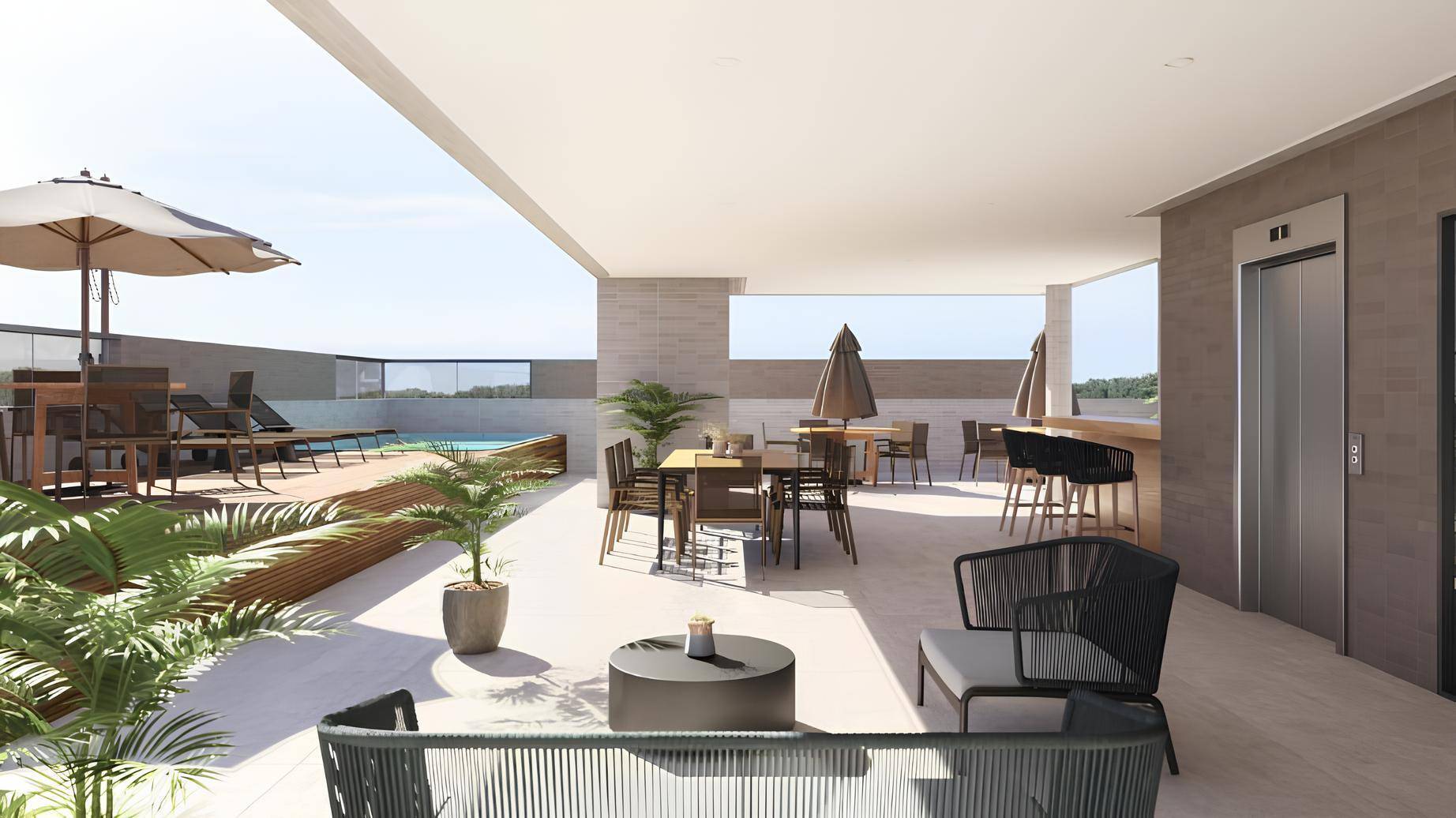 Apartamento à venda em Bessa, João Pessoa - SB Imóveis: Terraço coletivo
