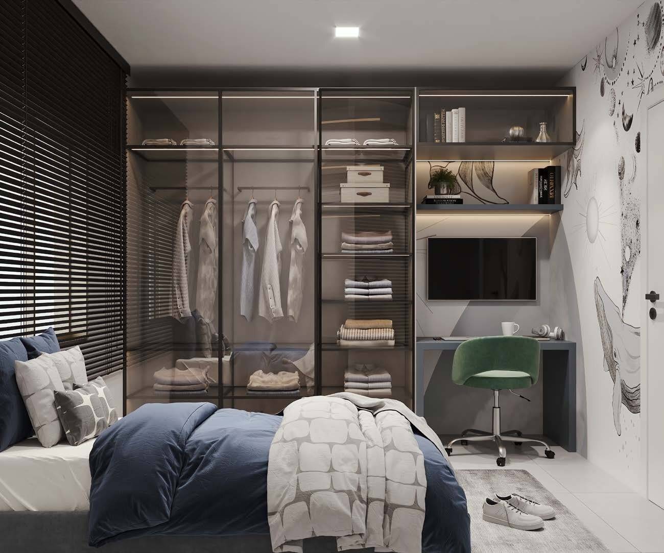 Apartamento à venda em Altiplano Cabo Branco, João Pessoa - SB Imóveis: Dormitório