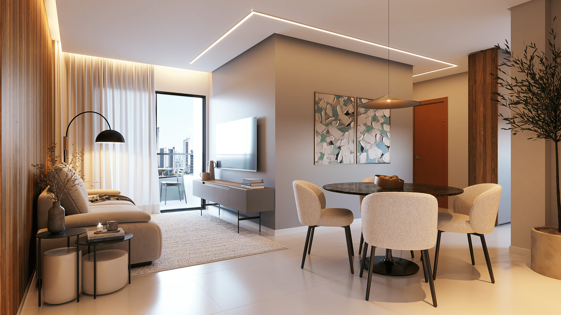 Apartamento à venda em Jardim Oceania, João Pessoa - SB Imóveis: Living