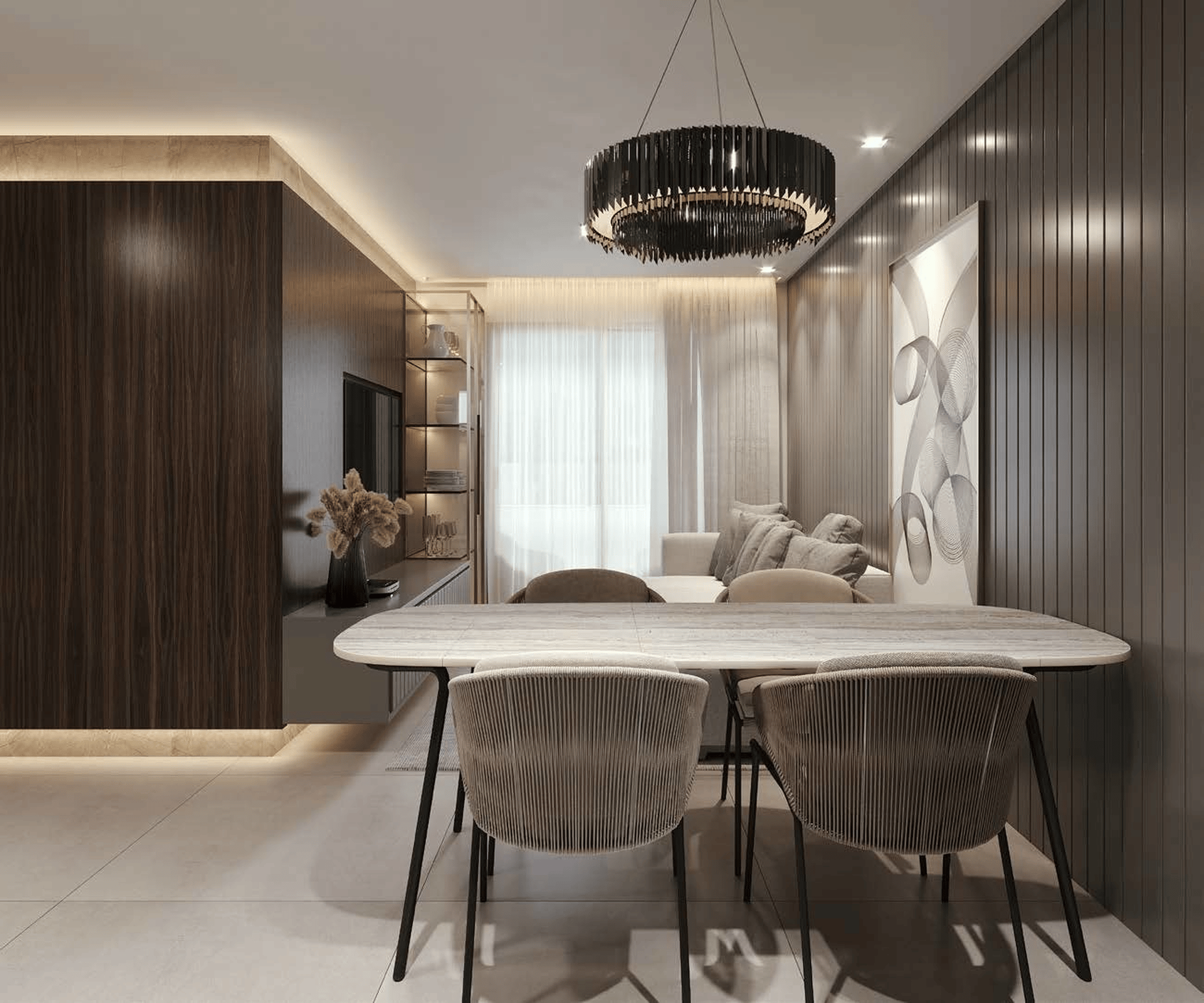 Apartamento à venda em Altiplano Cabo Branco, João Pessoa - SB Imóveis: Living