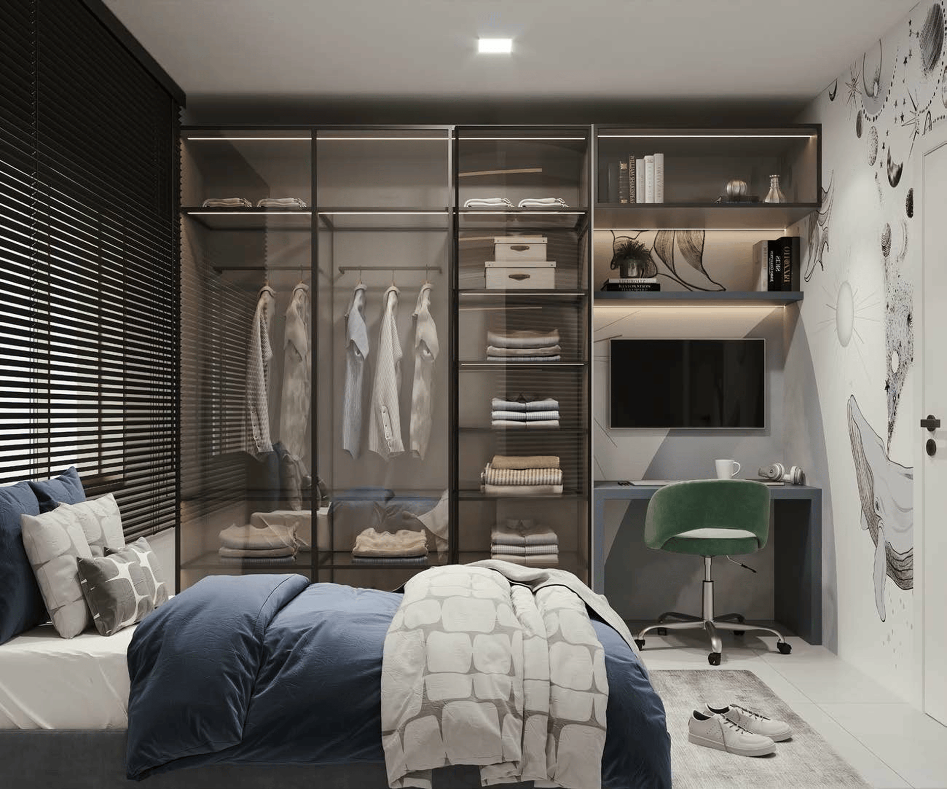 Apartamento à venda em Altiplano Cabo Branco, João Pessoa - SB Imóveis: Dormitório