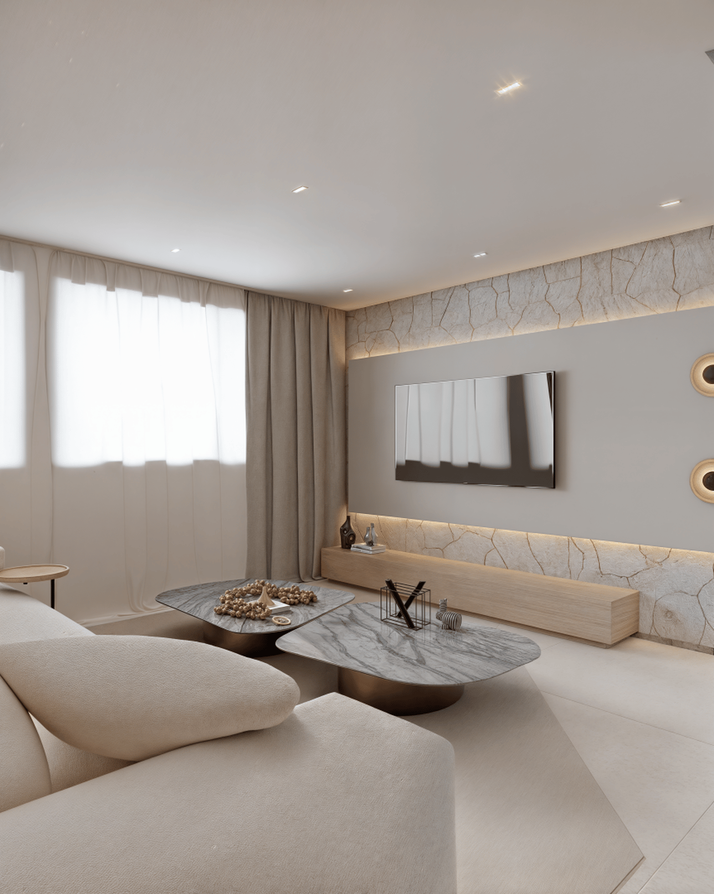 Apartamento à venda em Altiplano Cabo Branco, João Pessoa - SB Imóveis: Living