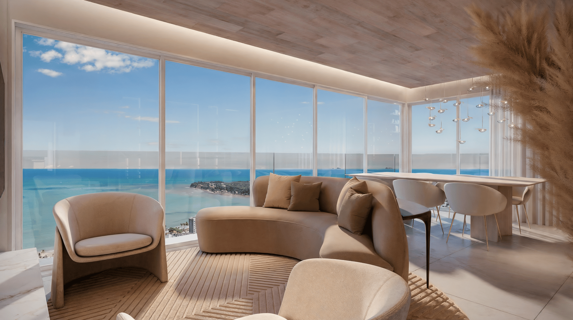 Apartamento à venda em Altiplano Cabo Branco, João Pessoa - SB Imóveis: 051 living