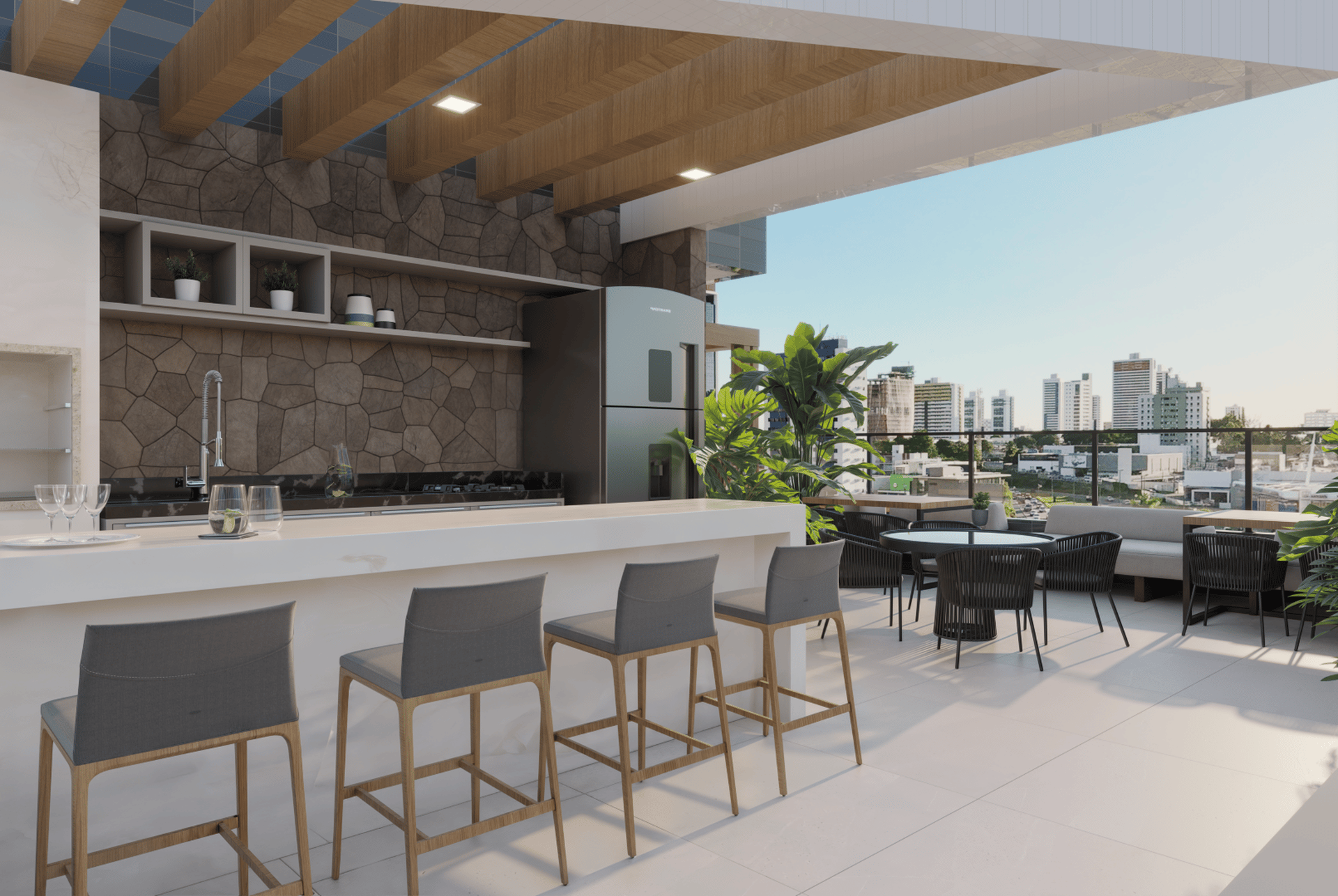 Apartamento à venda em Brisamar, João Pessoa - SB Imóveis: 250 churrasqueira